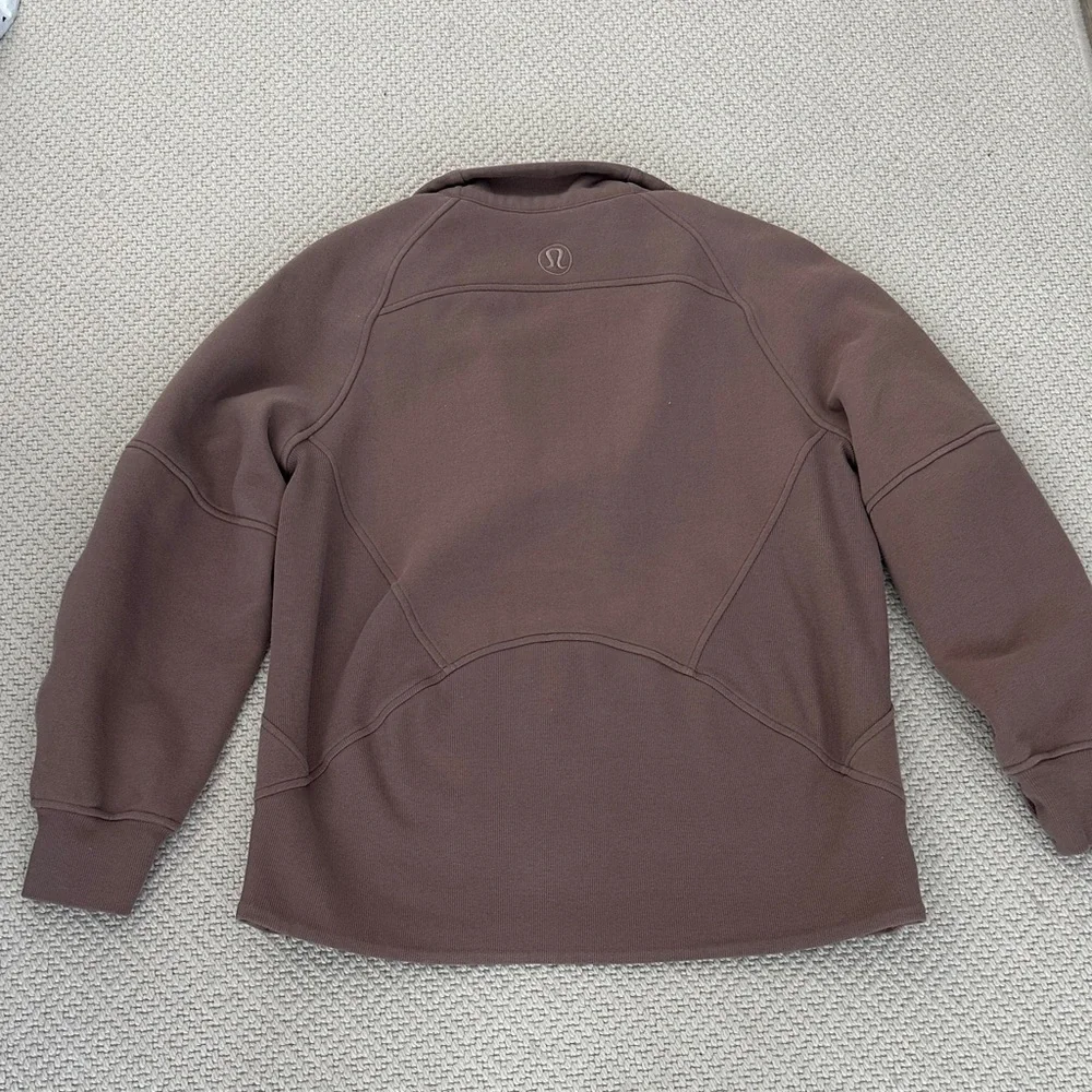lululemon athletica Scuba oversized funnel neck Quarter-Zip Sweatshirt - Picture 7 of 7